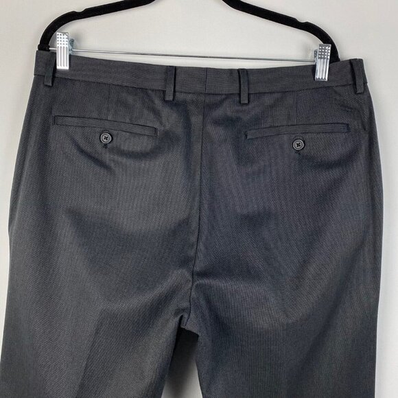 Banana Republic Non-Iron Tailored Slim Fit Pants Wool Taupe Gray Size 34x32 - Picture 5 of 9